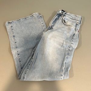 Wide leg jeans